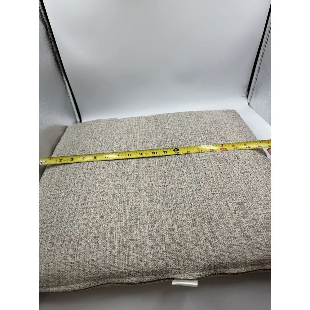 NWOT At Home Durable Outdoor Cushion Patio Chair W/ Ties H2O Resistant 17x19in